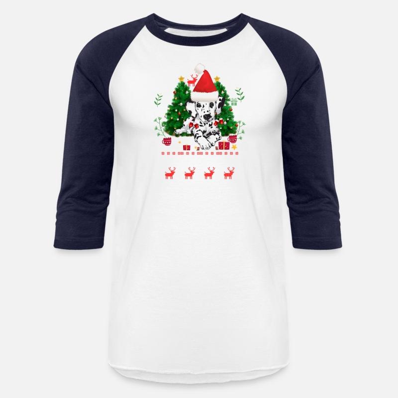 merry christmas dalmatian dog shirt design