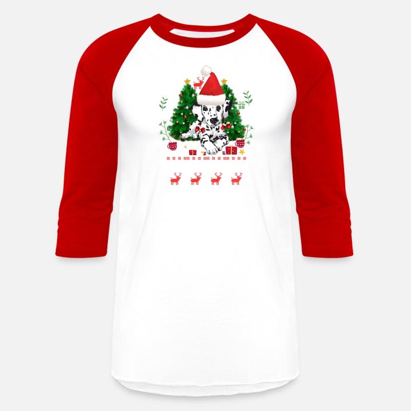 merry christmas dalmatian dog shirt design
