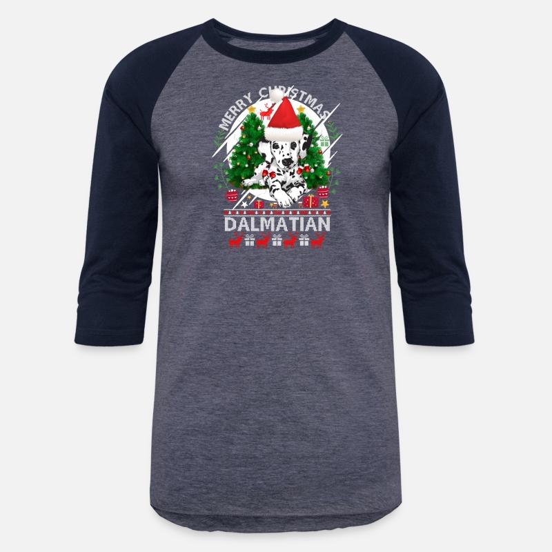 merry christmas dalmatian dog shirt design