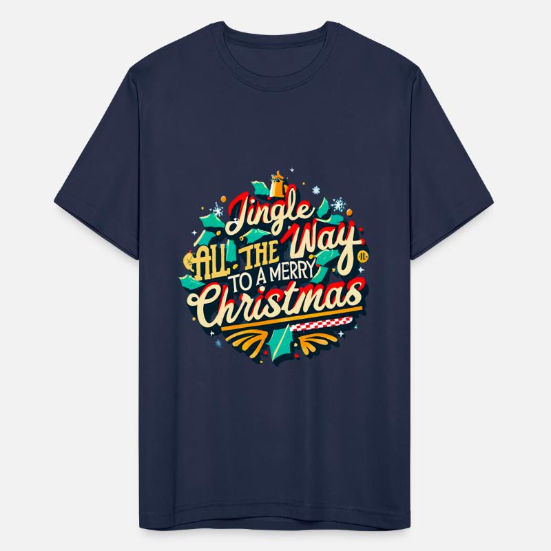 Merry Christmas Jingle Bell Funny Typography