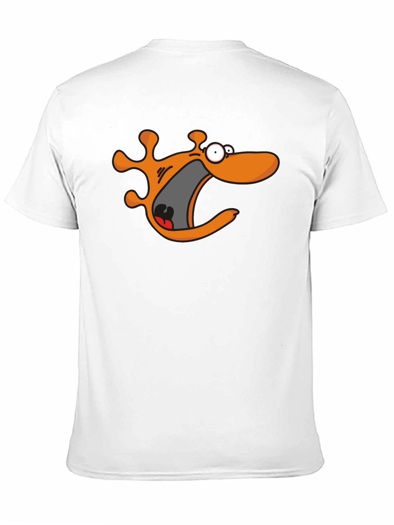 Cartoon Monster Black T-Shirt