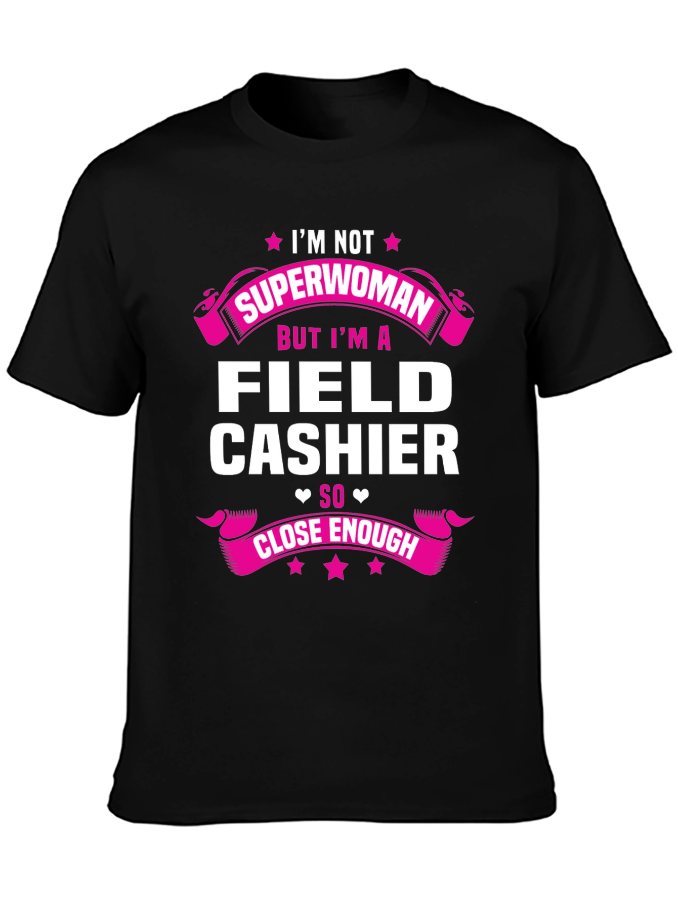 Field Cashier Superwoman T-Shirt - Funny Job Pride Tee