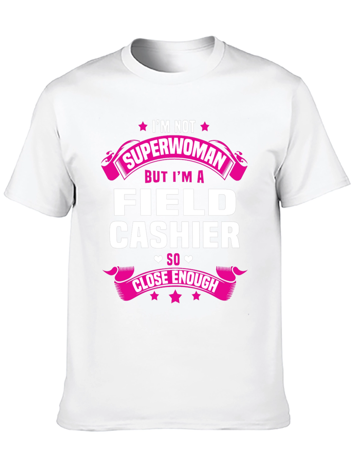 Field Cashier Superwoman T-Shirt - Funny Job Pride Tee