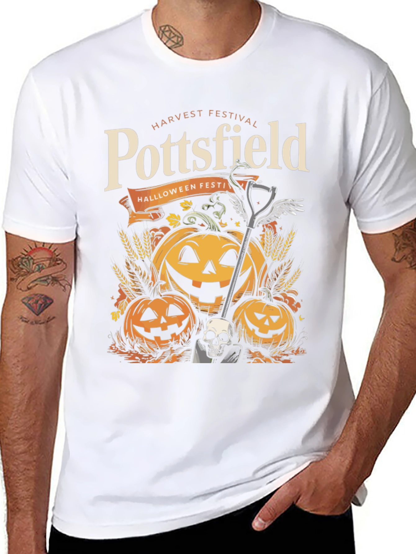 Pottsfield Harvest Festival Halloween T-Shirt