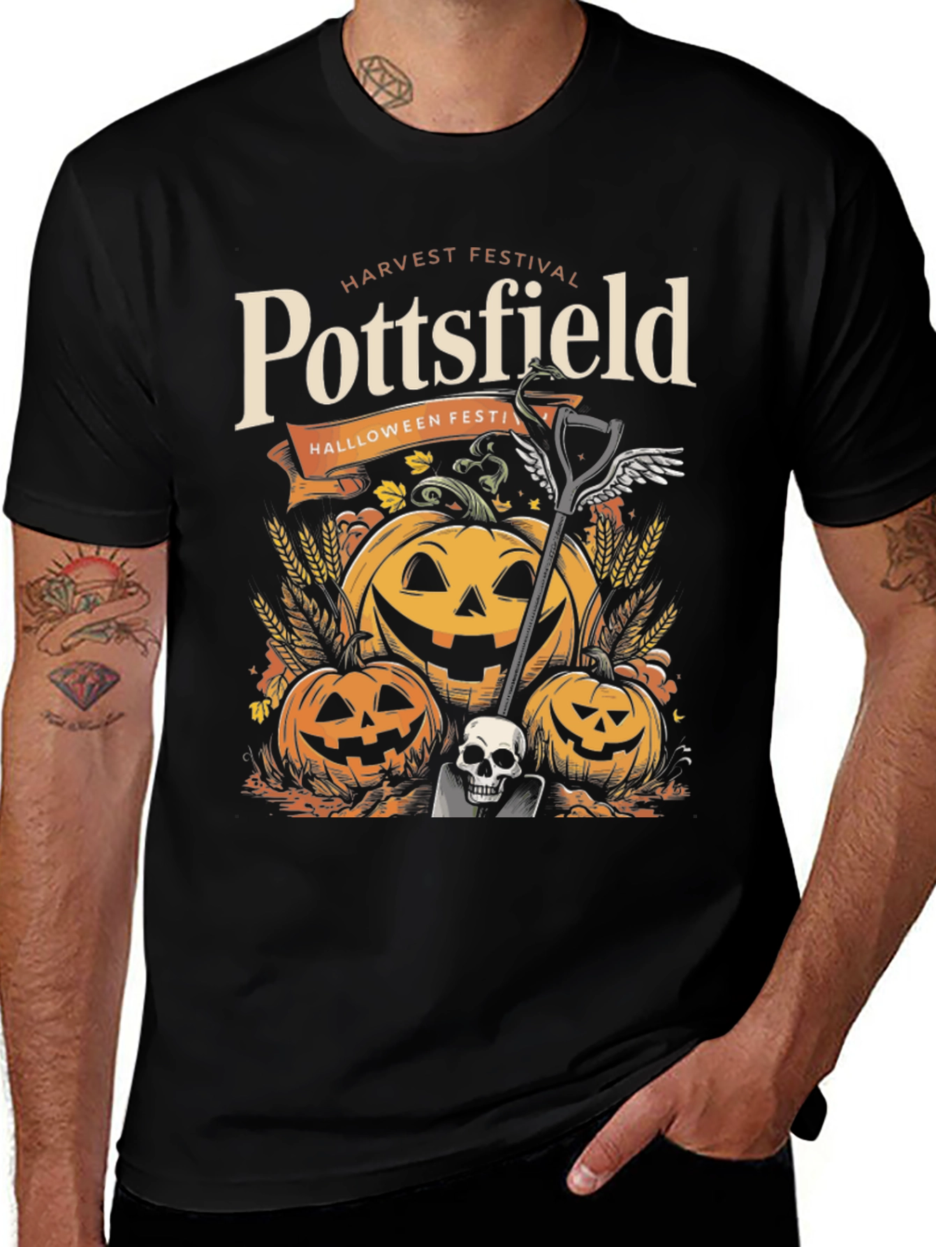 Pottsfield Harvest Festival Halloween T-Shirt