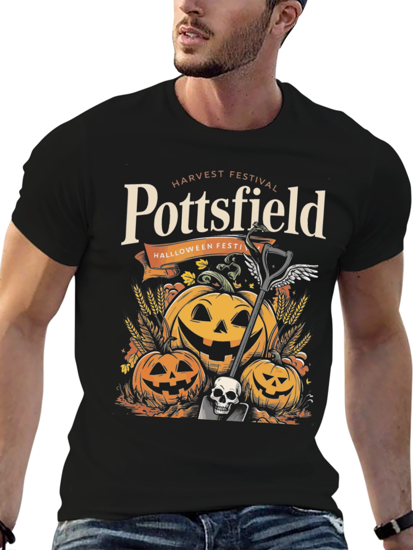 Pottsfield Harvest Festival Halloween T-Shirt