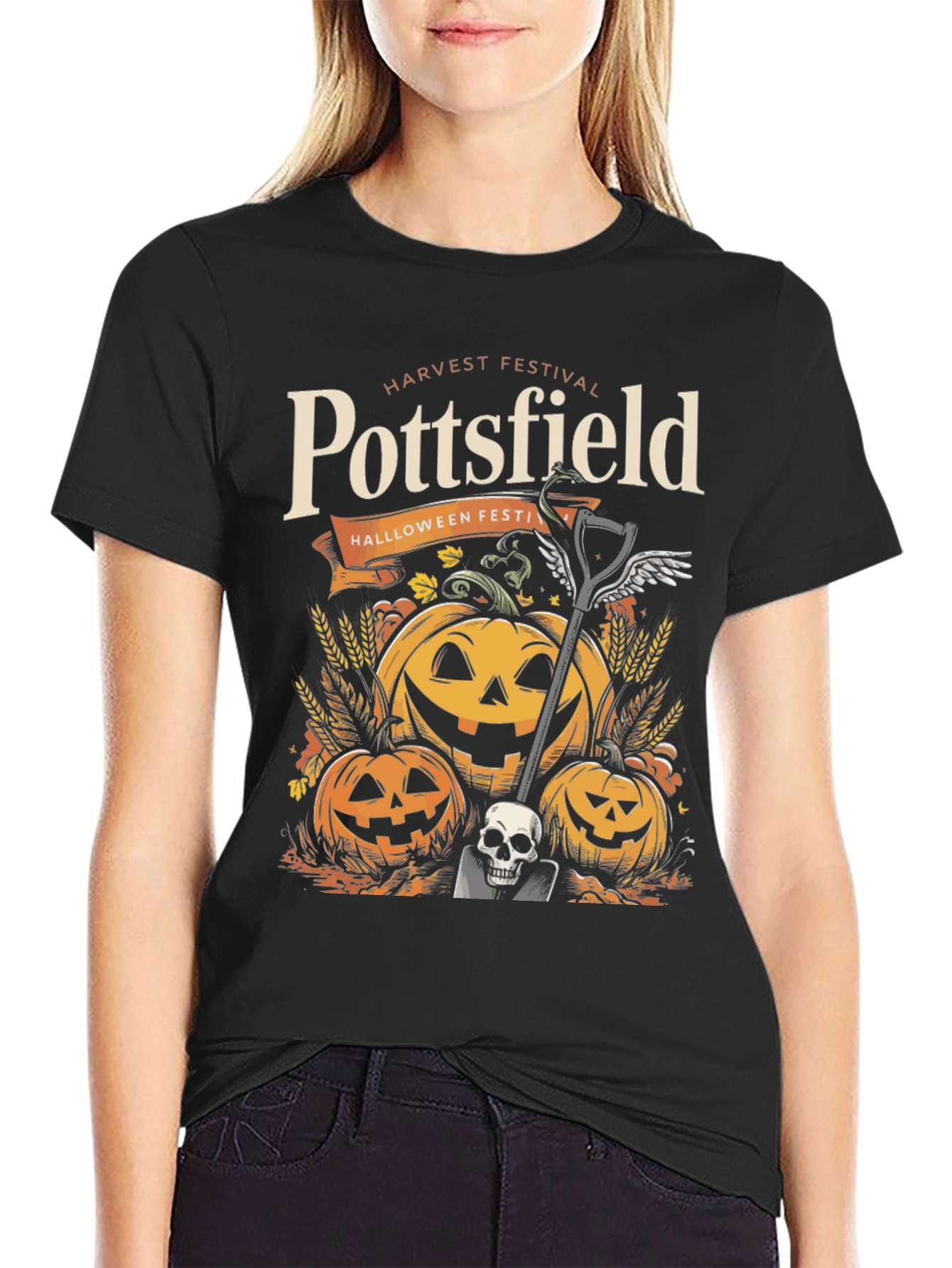 Pottsfield Harvest Festival Halloween T-Shirt