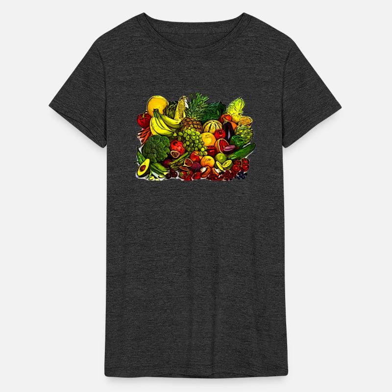 Mixed fruits drawing