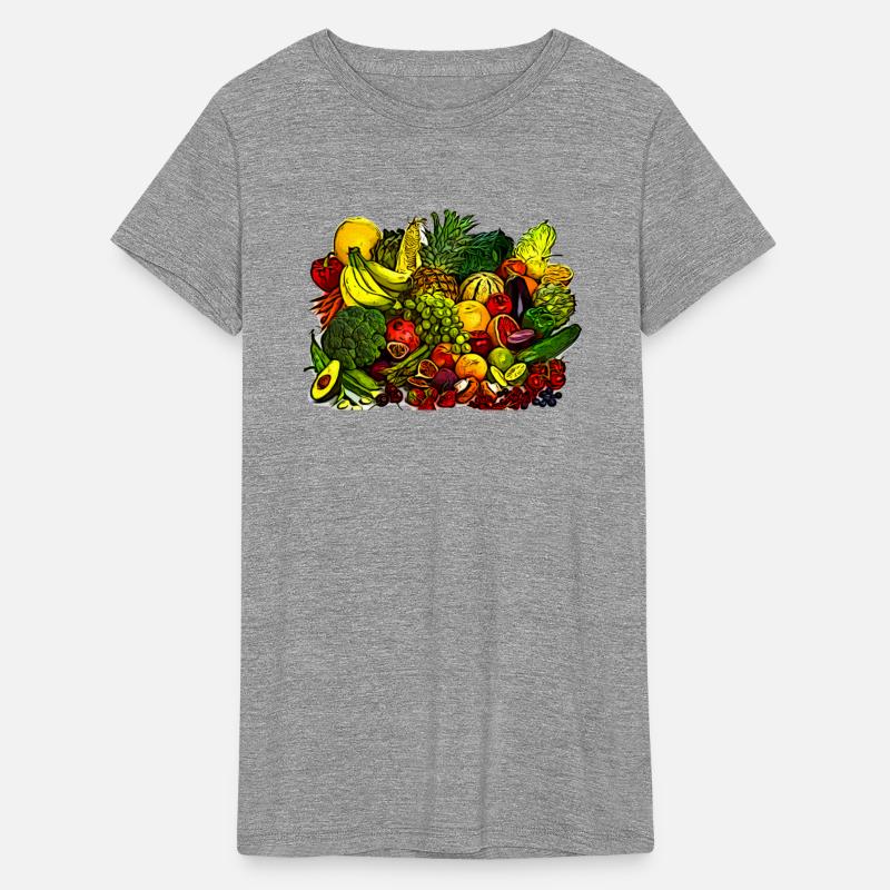 Mixed fruits drawing