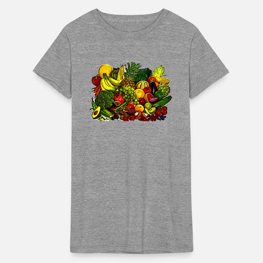 Mixed fruits drawing