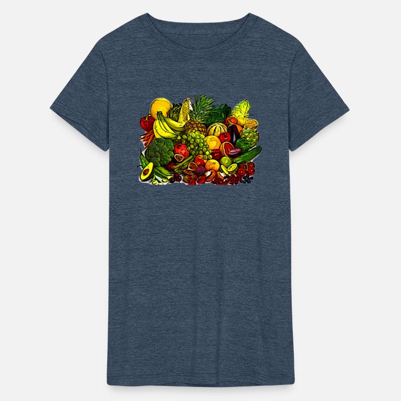 Mixed fruits drawing