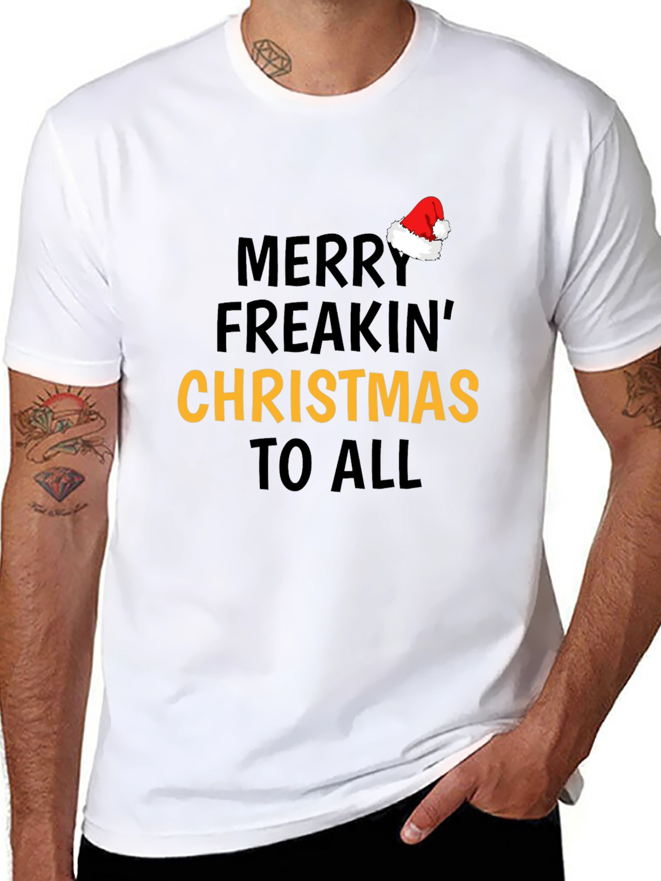 Merry Freakin Christmas T-Shirt - Holiday Festive Tee