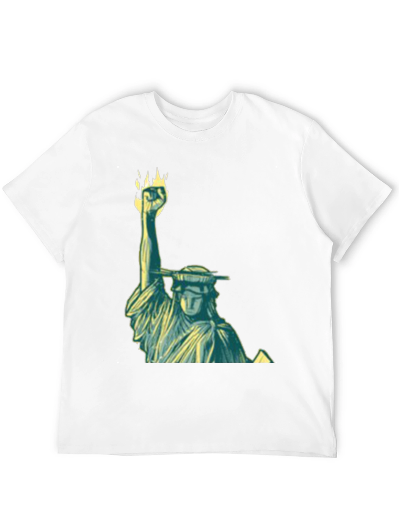 Statue of Liberty Graphic Black T-Shirt