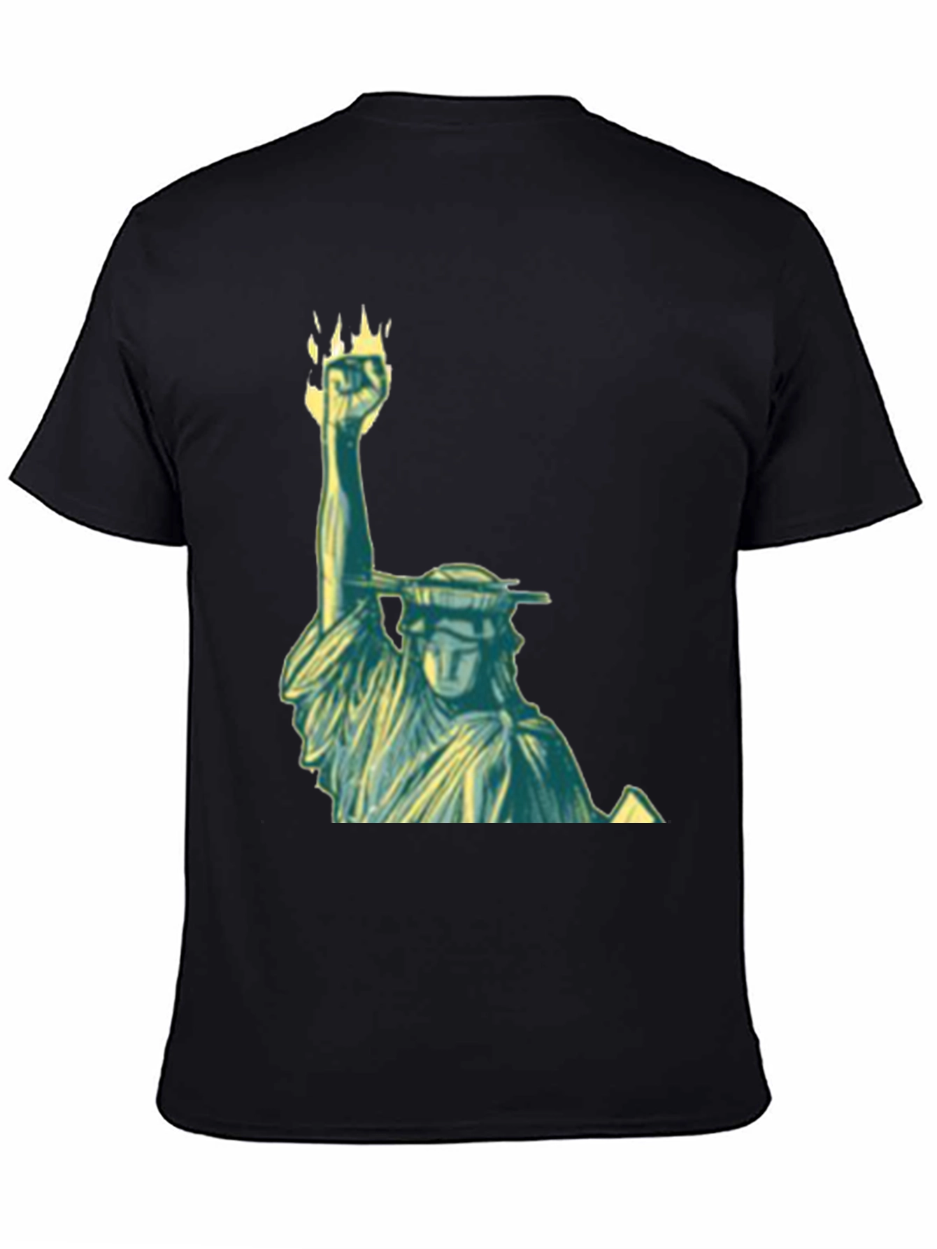 Statue of Liberty Graphic Black T-Shirt