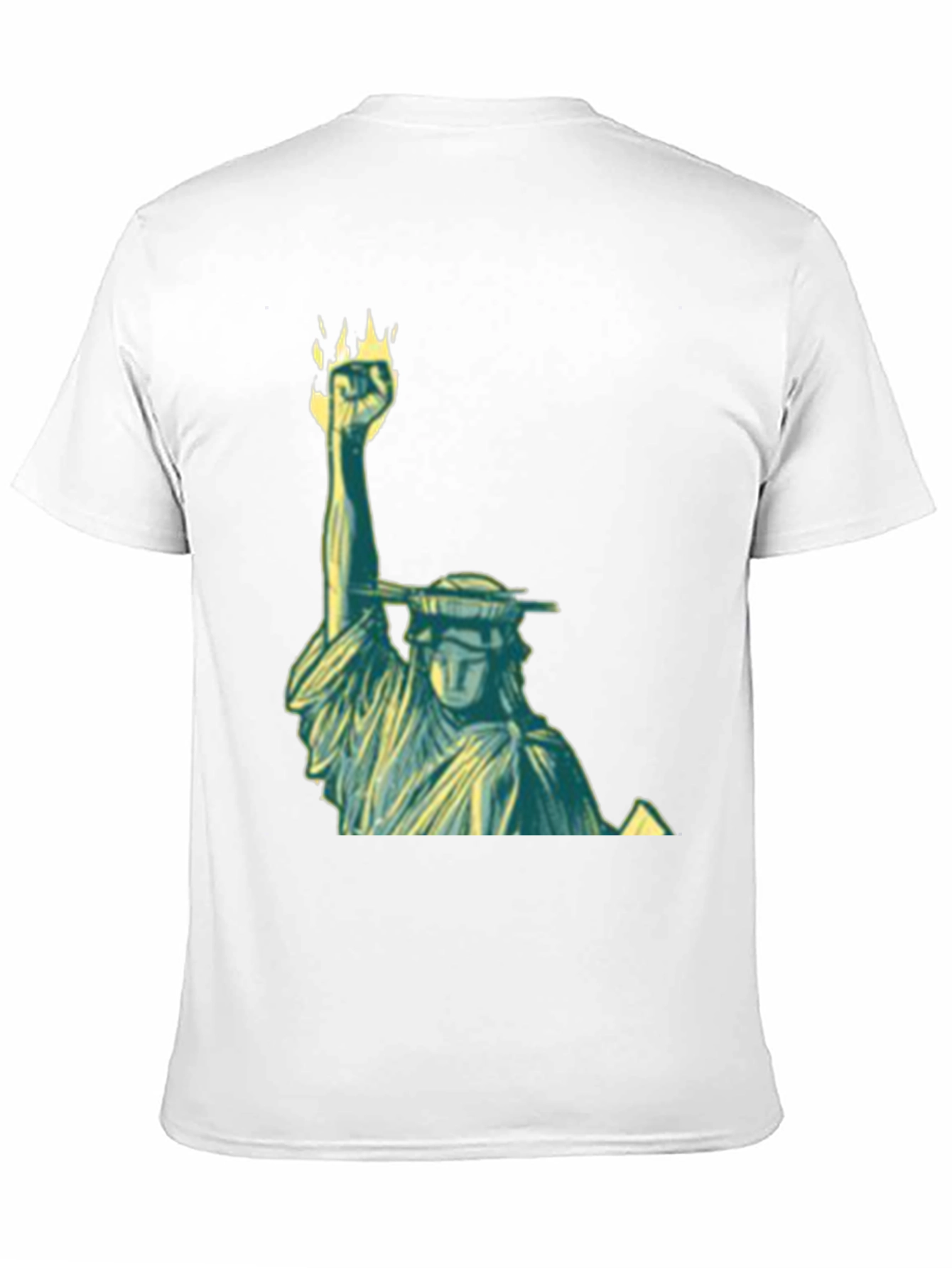 Statue of Liberty Graphic Black T-Shirt