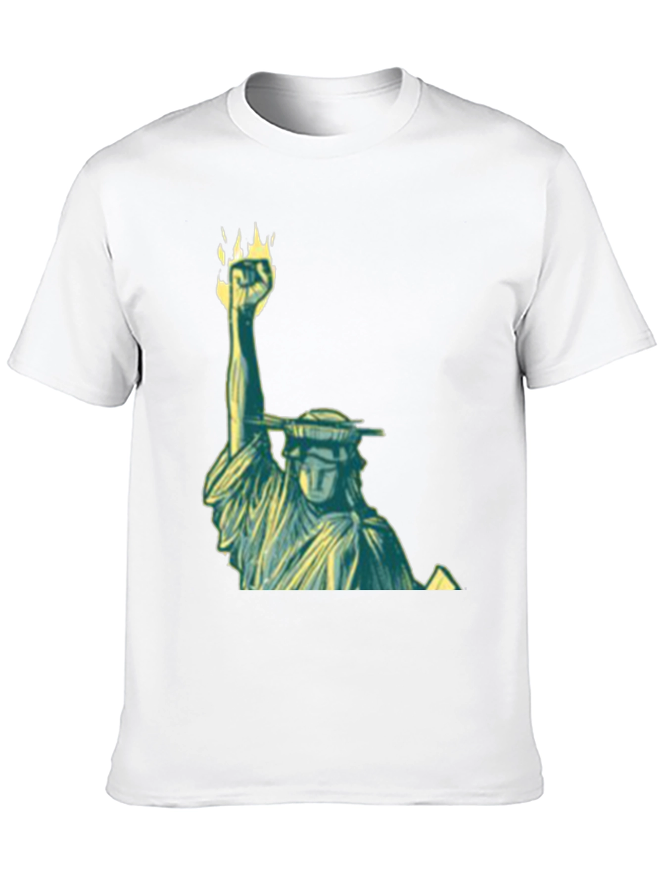Statue of Liberty Graphic Black T-Shirt