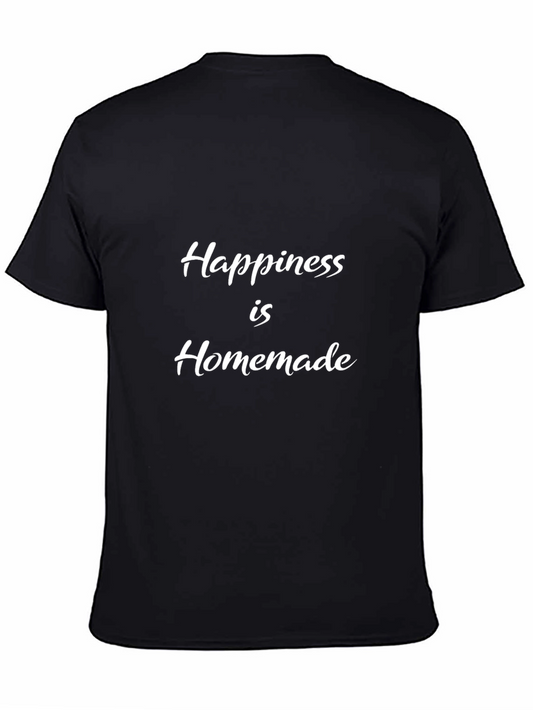 Happiness is Homemade Black T-Shirt