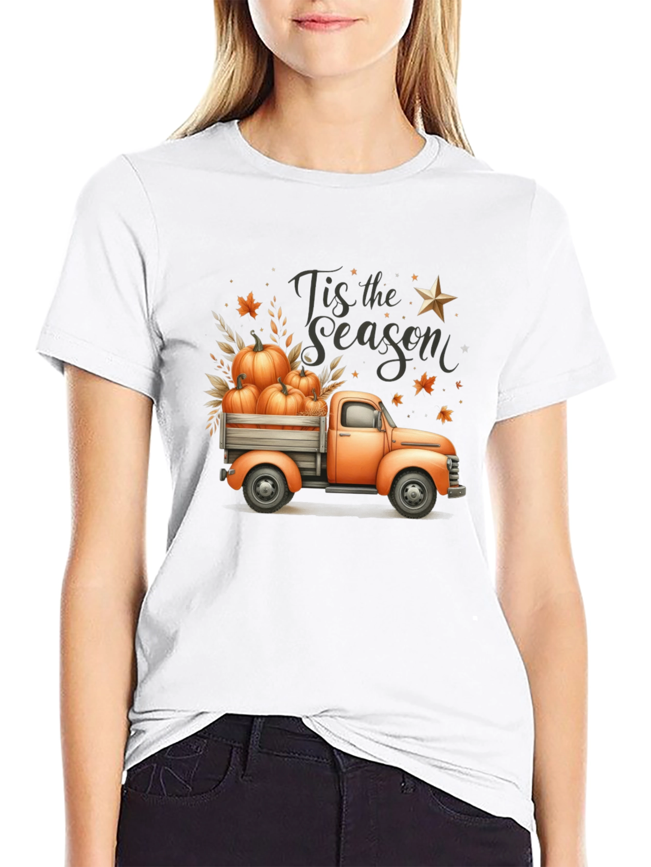 Fall Harvest Truck Graphic Tee