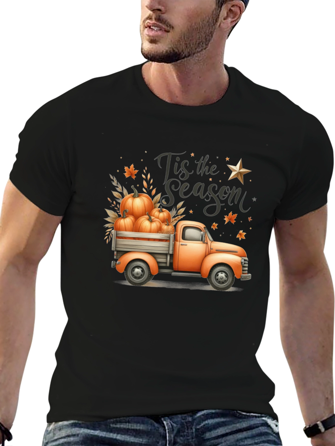 Fall Harvest Truck Graphic Tee