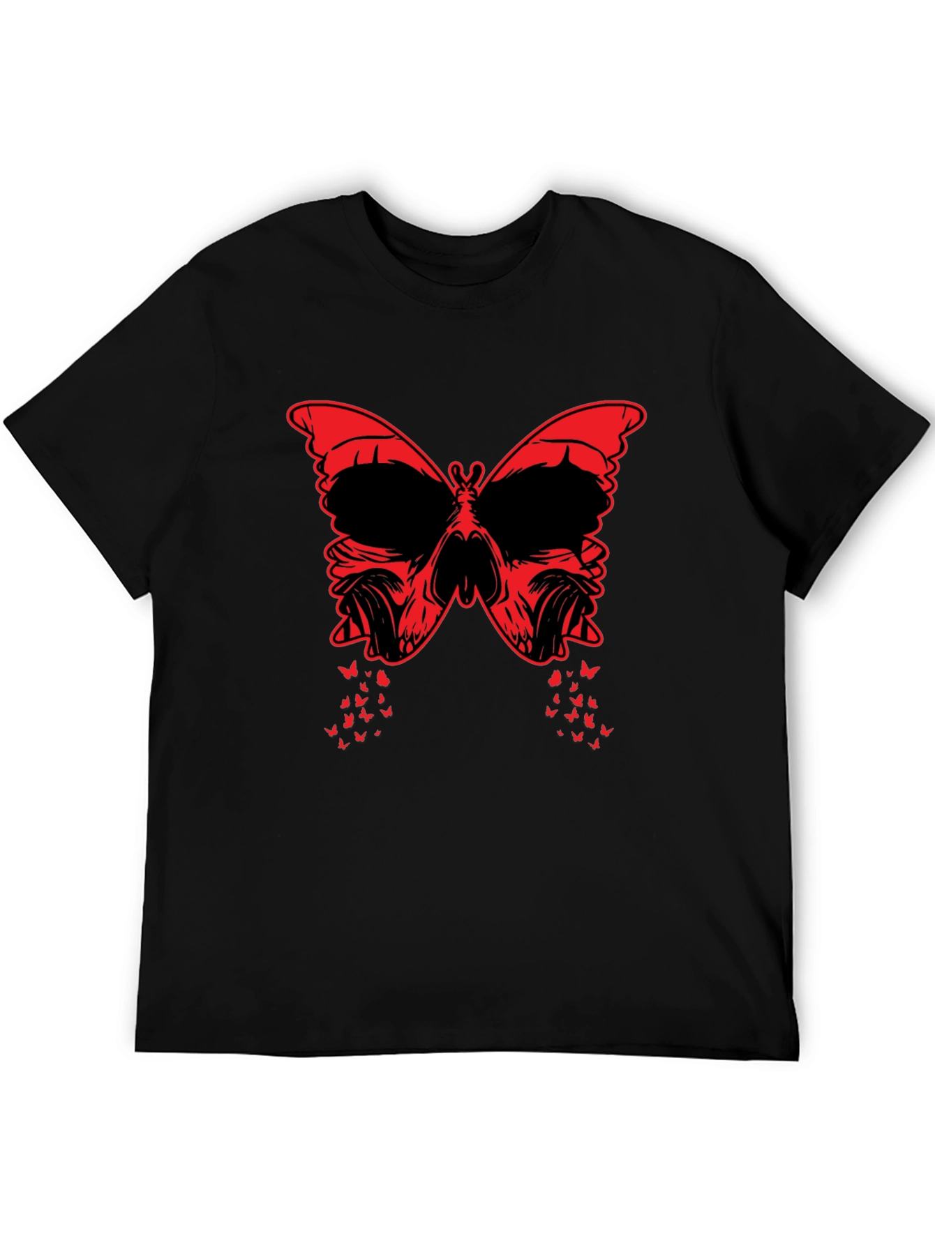 Skull Butterfly Graphic Tee
