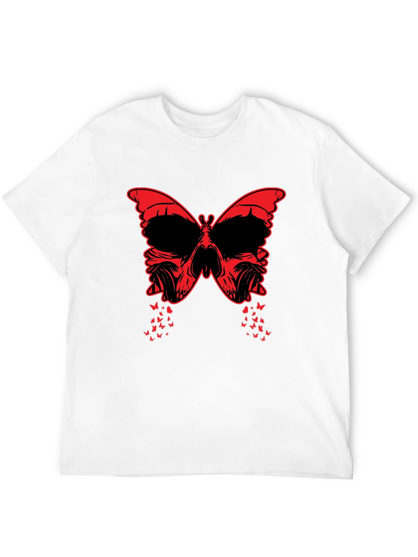 Skull Butterfly Graphic Tee