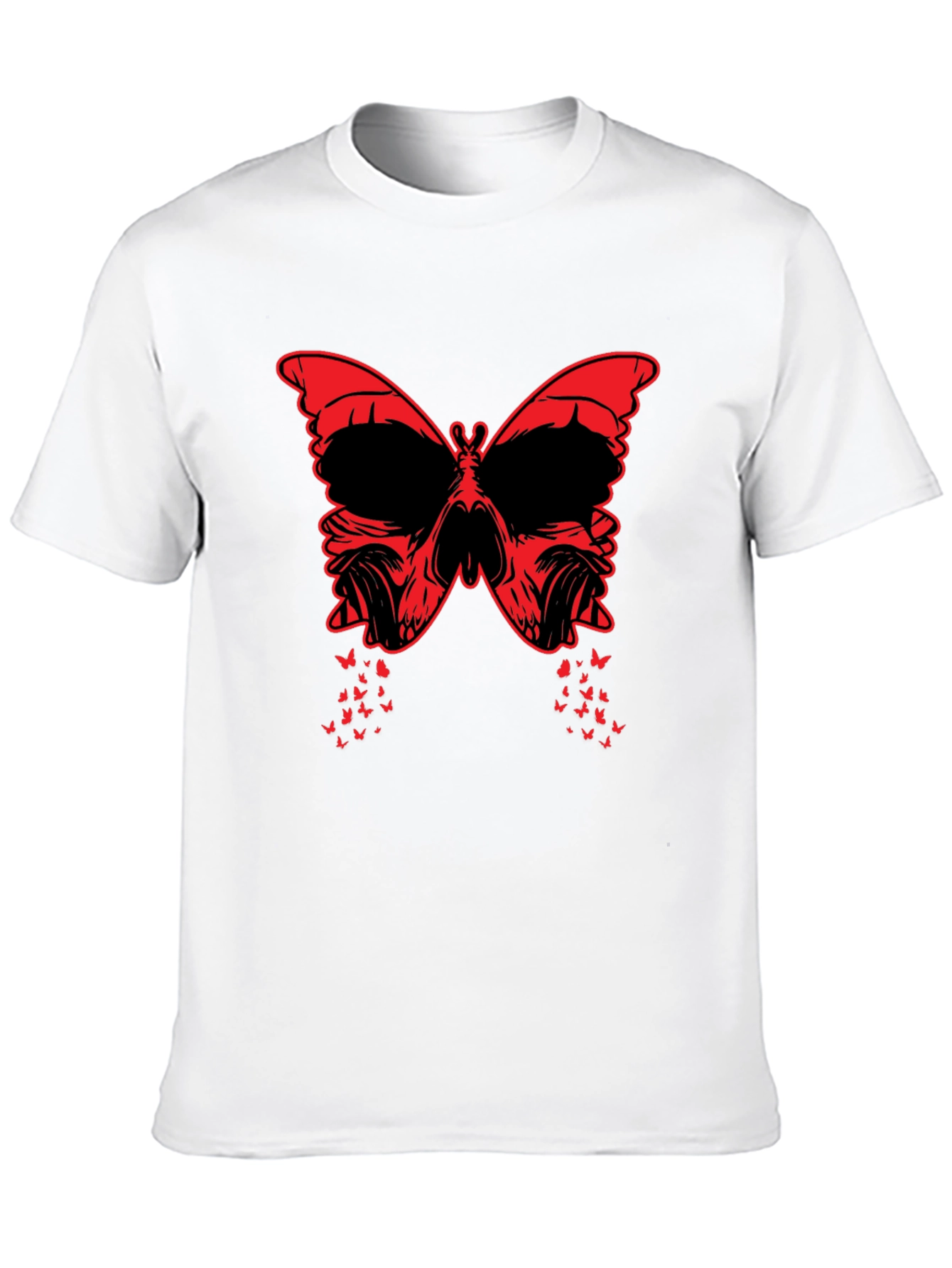 Skull Butterfly Graphic Tee