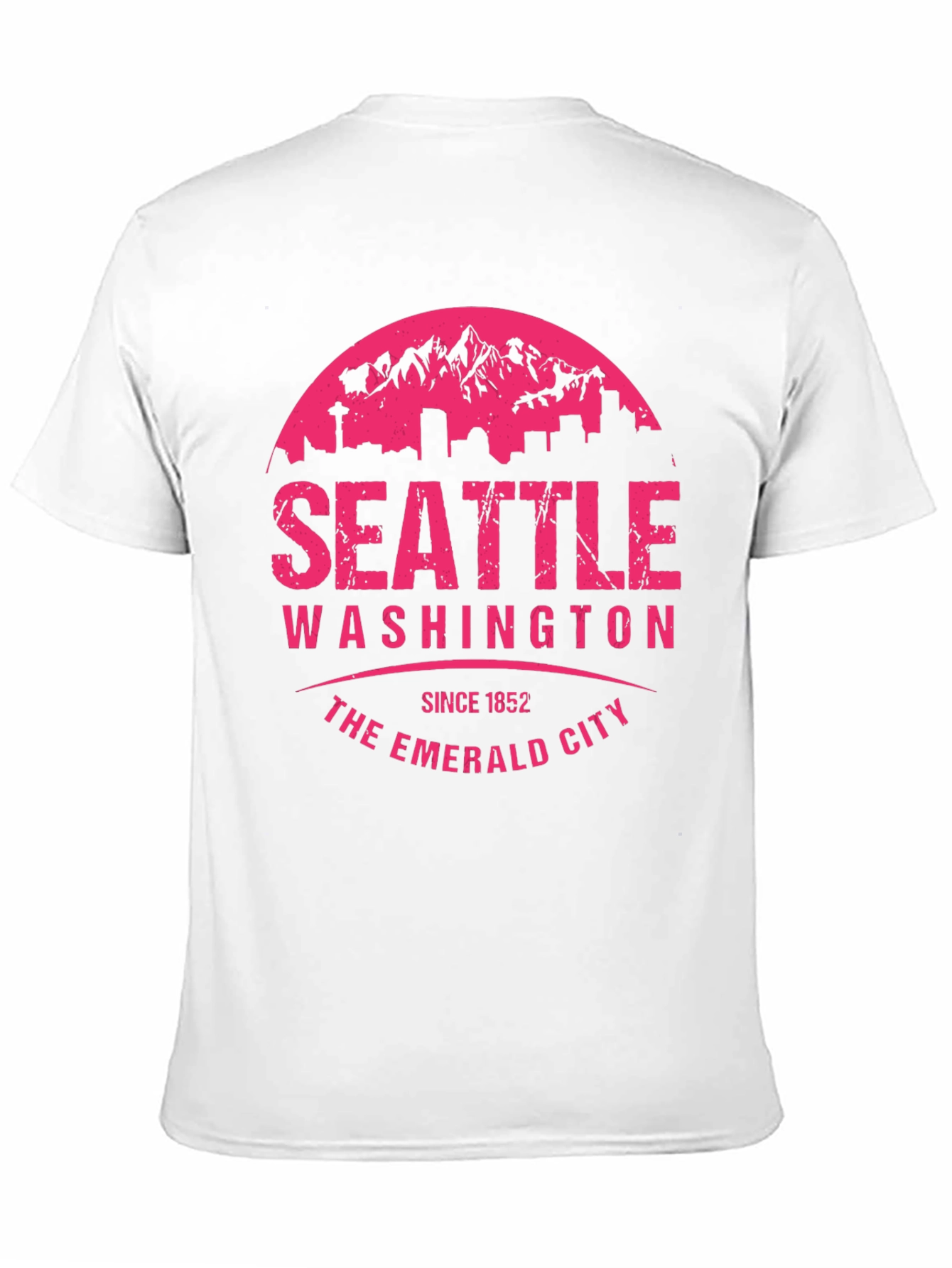 Seattle Washington Emerald City Graphic T-Shirt