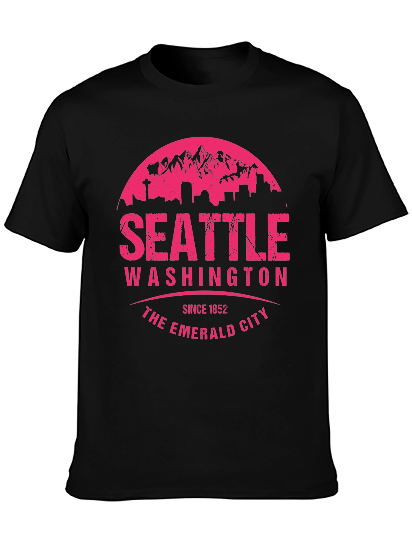 Seattle Washington Emerald City Graphic T-Shirt
