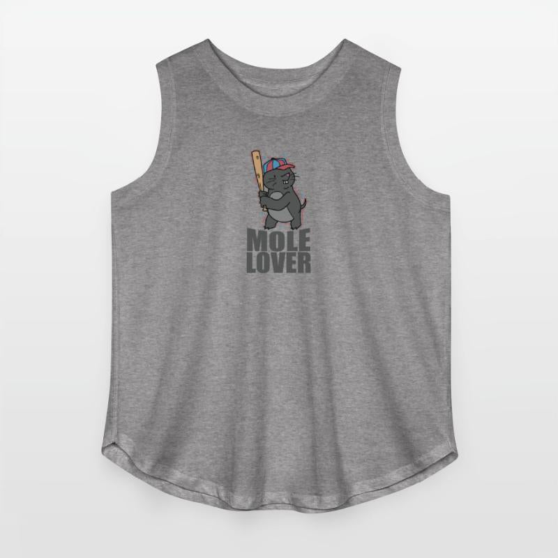 Mole Lover playing Baseball Animal Mound