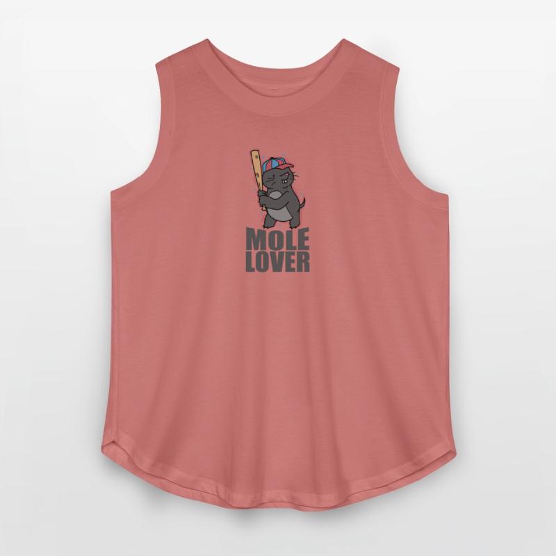 Mole Lover playing Baseball Animal Mound