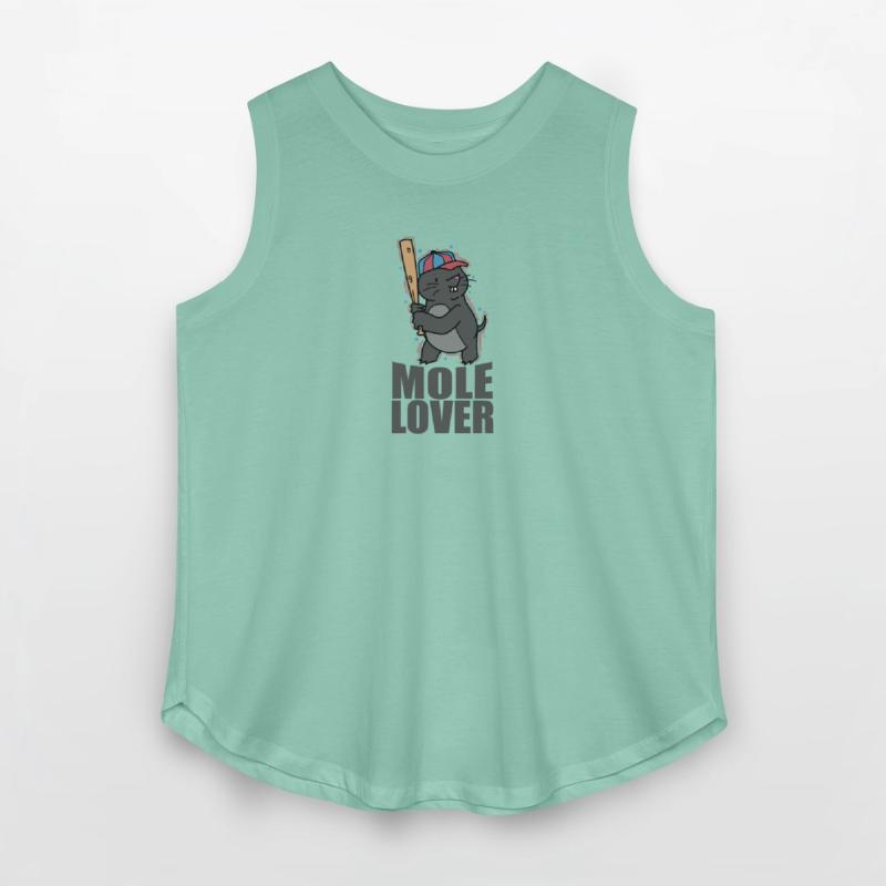 Mole Lover playing Baseball Animal Mound