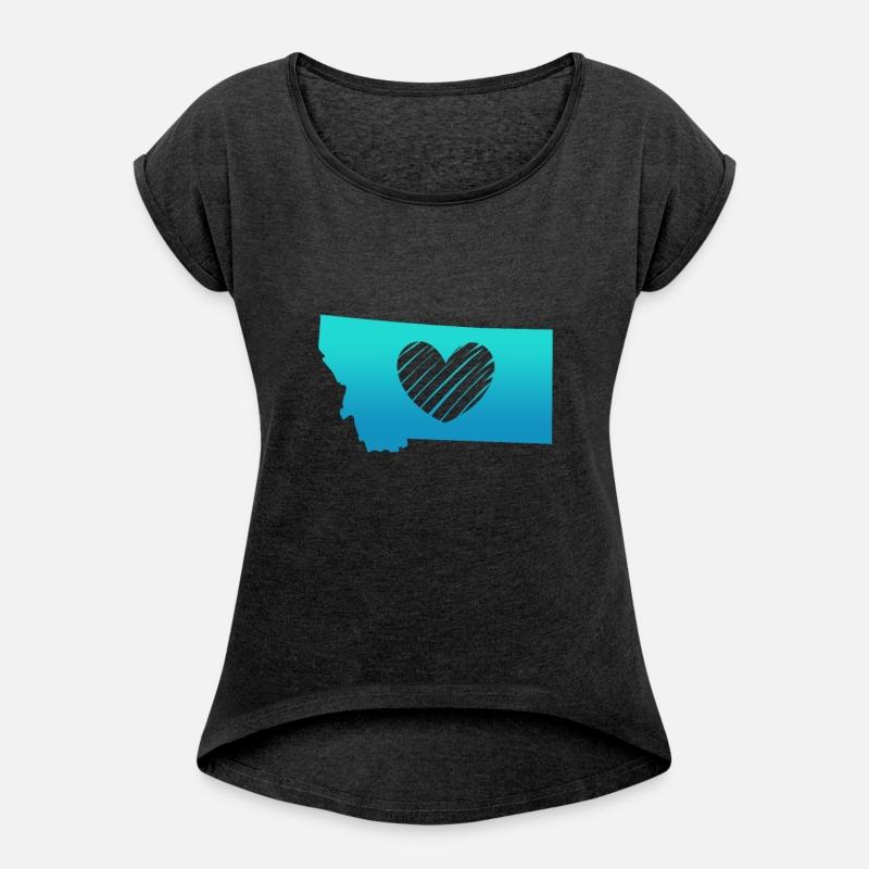 Montana Map Heart