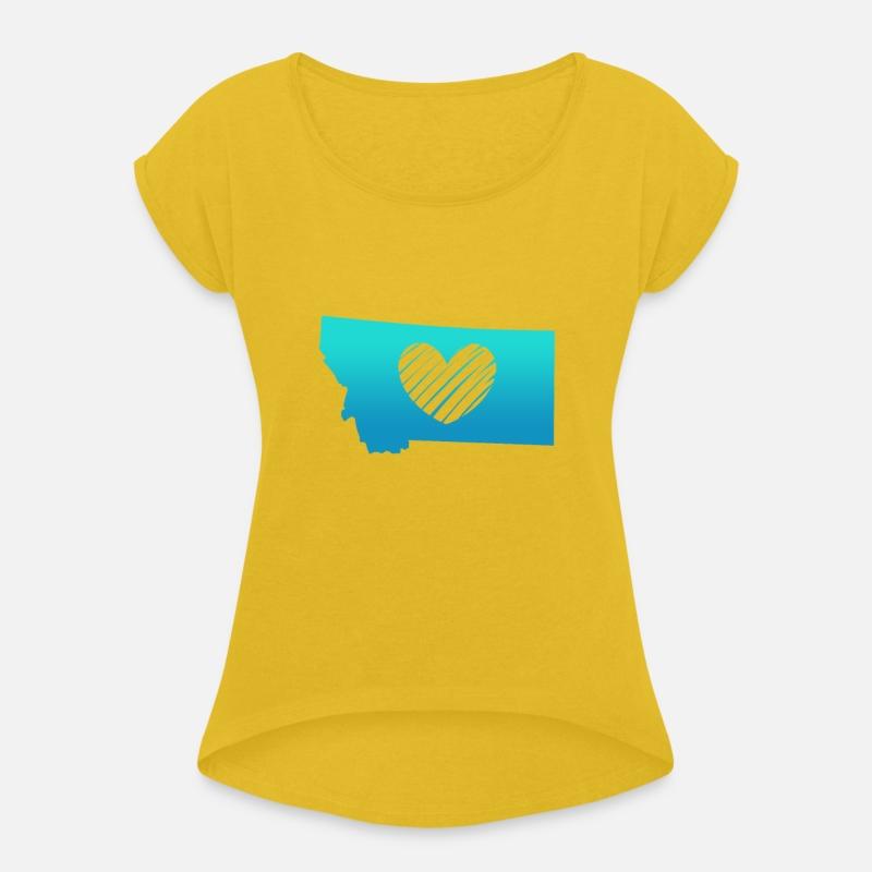 Montana Map Heart