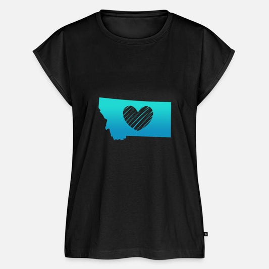 Montana Map Heart