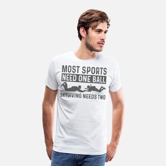 Most sports need one ball, skydiving needs two