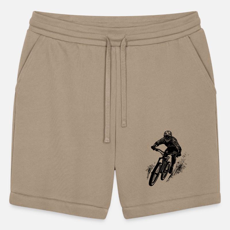 Mountain Bikers With Bikes And Helmets