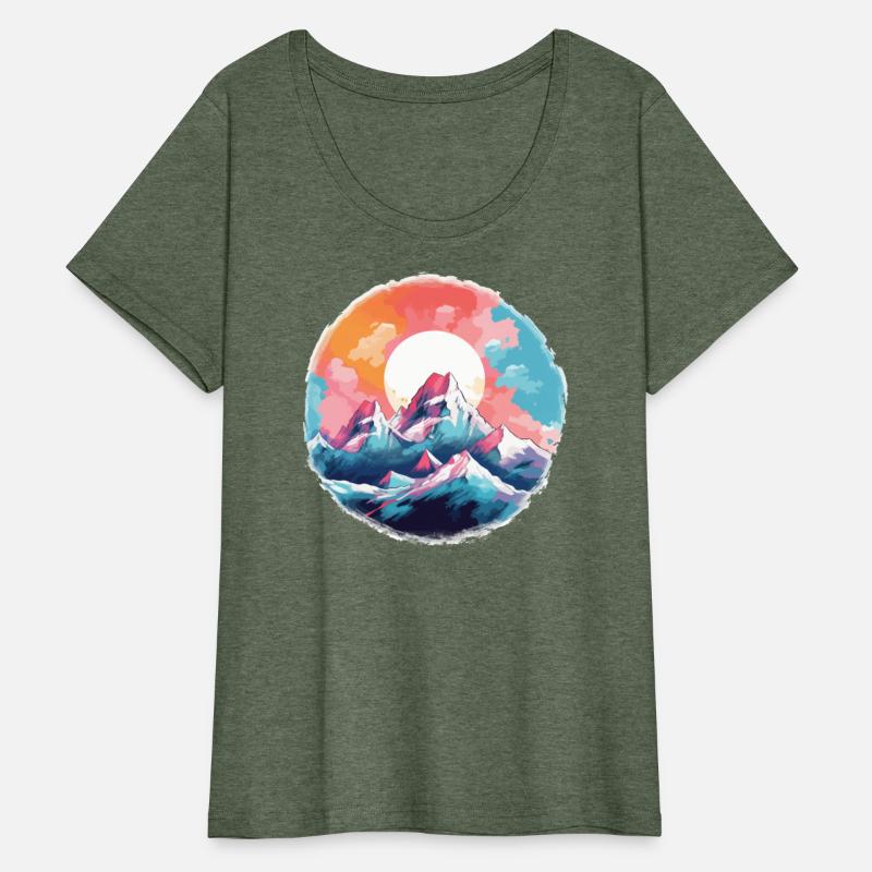 Mountain range illustration