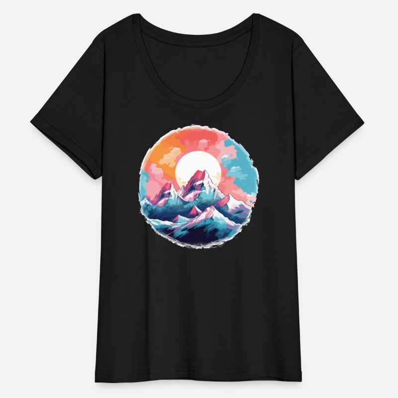 Mountain range illustration