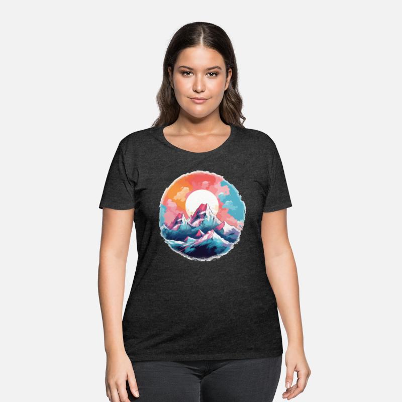 Mountain range illustration