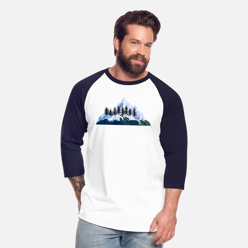 mountain range with snow-capped peaks