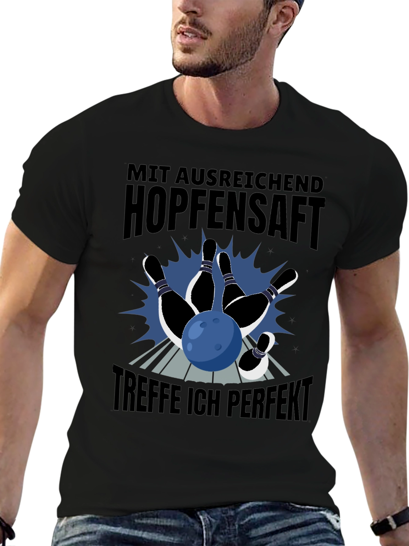 Bowling Strike Graphic Tee - Hopfen-saft Perfection