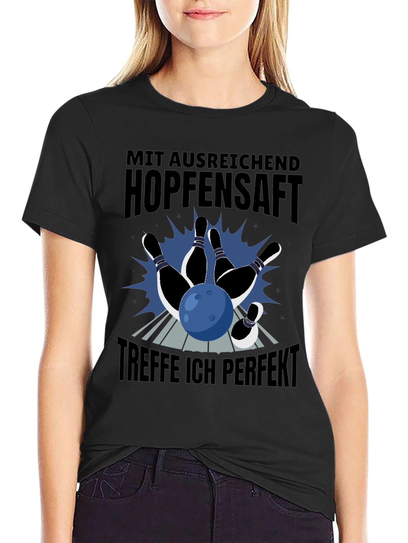 Bowling Strike Graphic Tee - Hopfen-saft Perfection