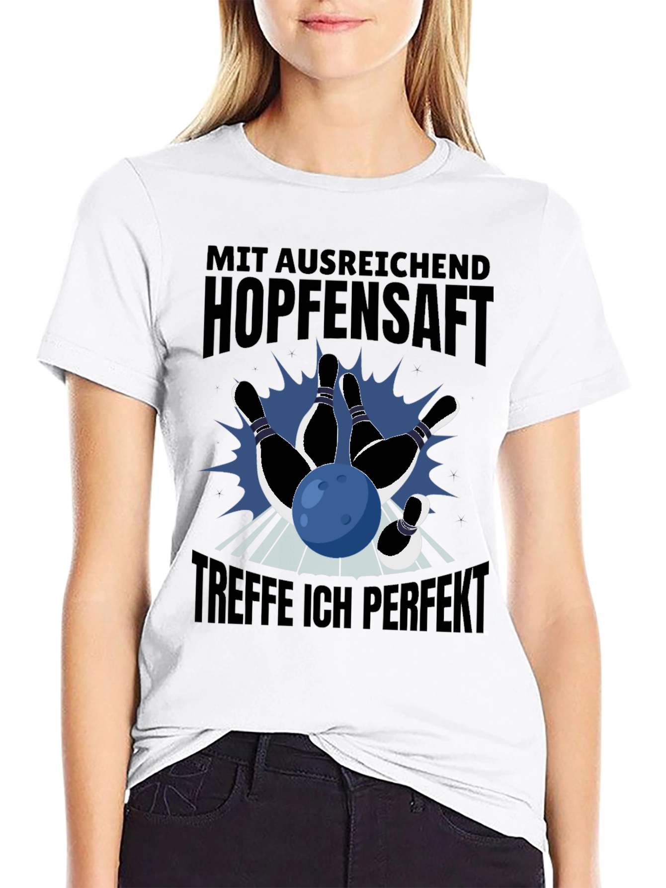 Bowling Strike Graphic Tee - Hopfen-saft Perfection