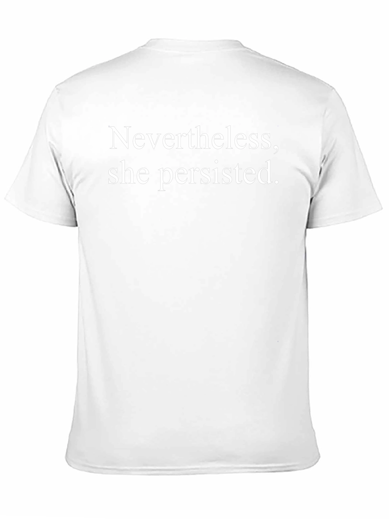 Nevertheless She Persisted Black T-Shirt
