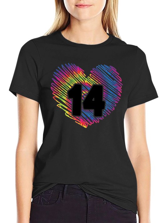 Heart 14 T-Shirt - Valentines Day Style