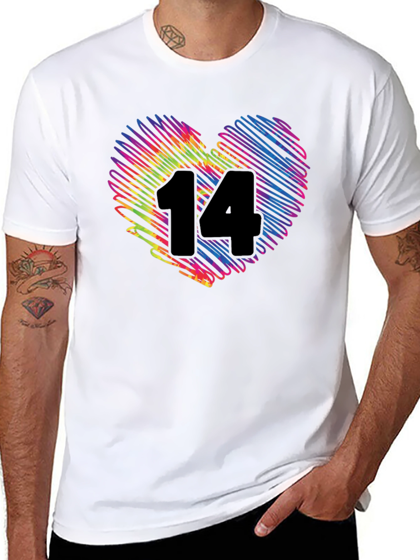 Heart 14 T-Shirt - Valentines Day Style