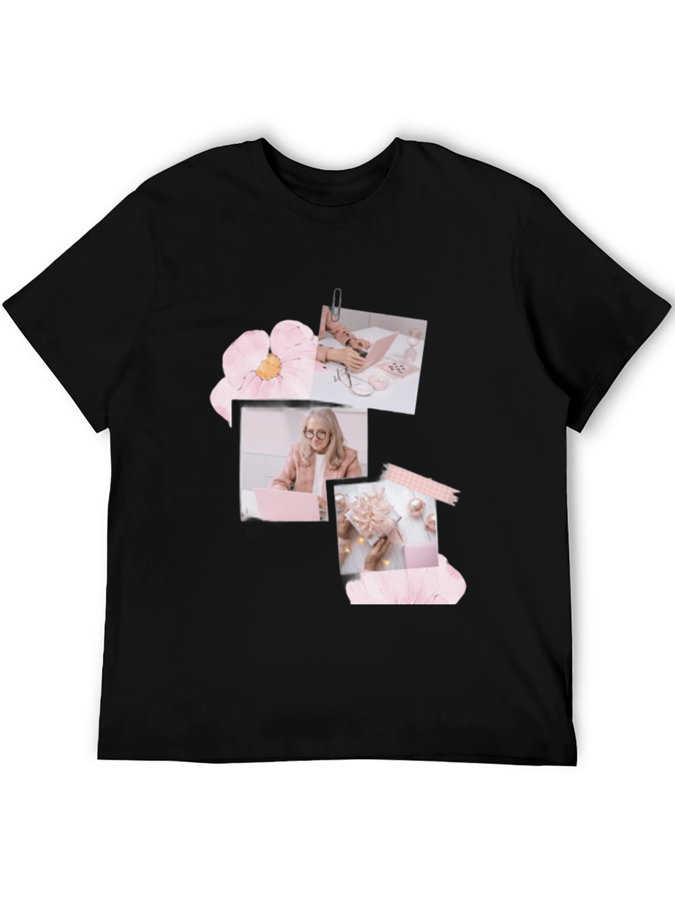 Stylish Black Graphic T-Shirt