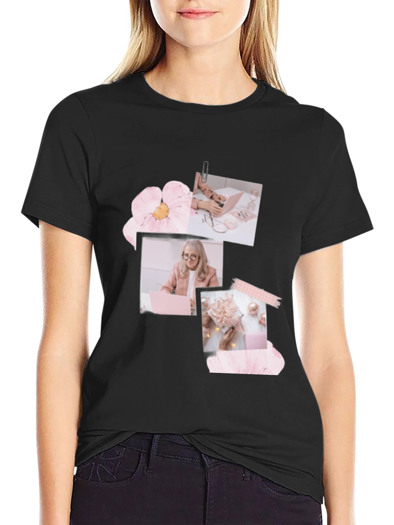 Stylish Black Graphic T-Shirt