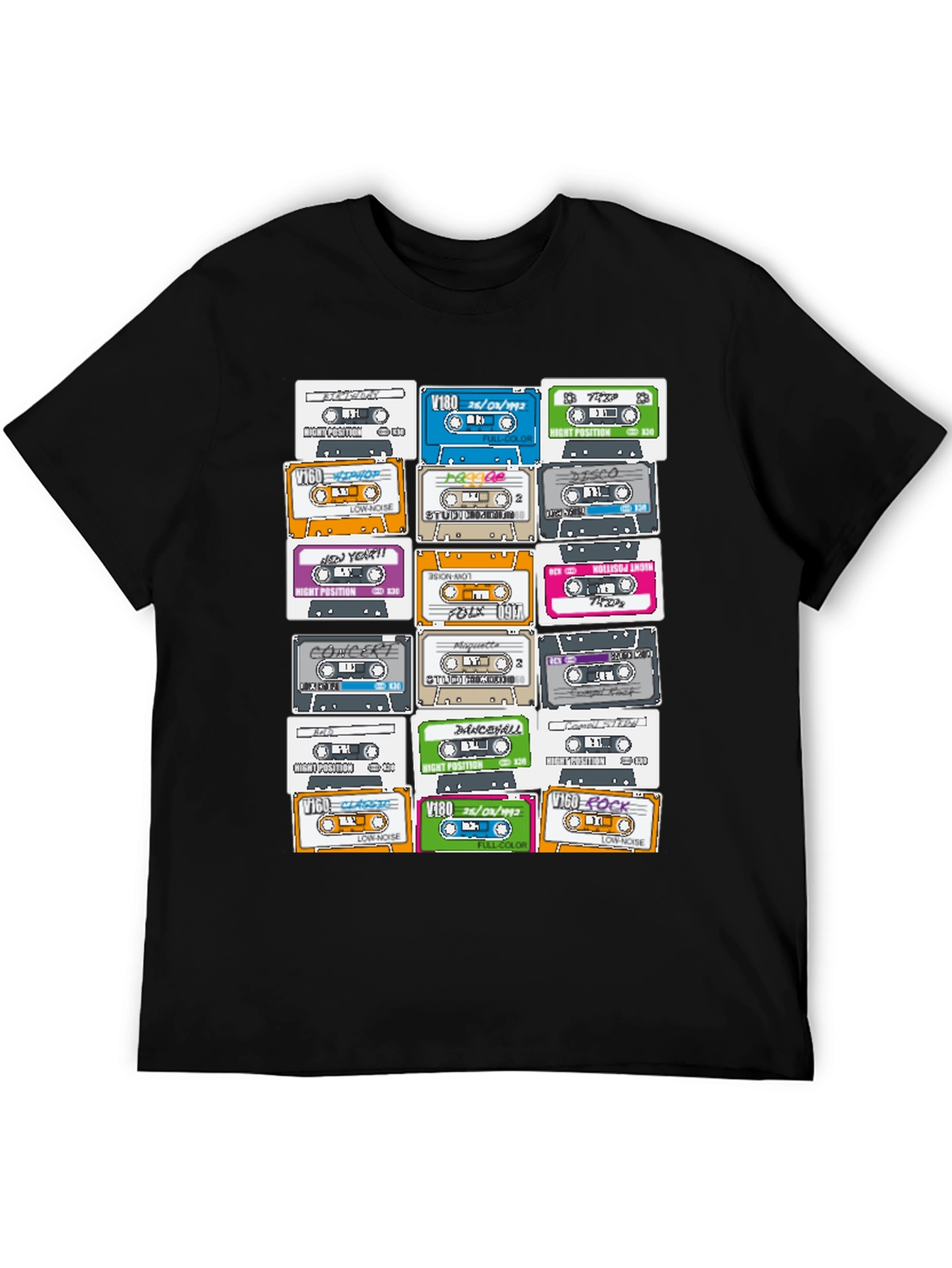 Retro Cassette Tape Graphic T-Shirt - Music Lover Tee
