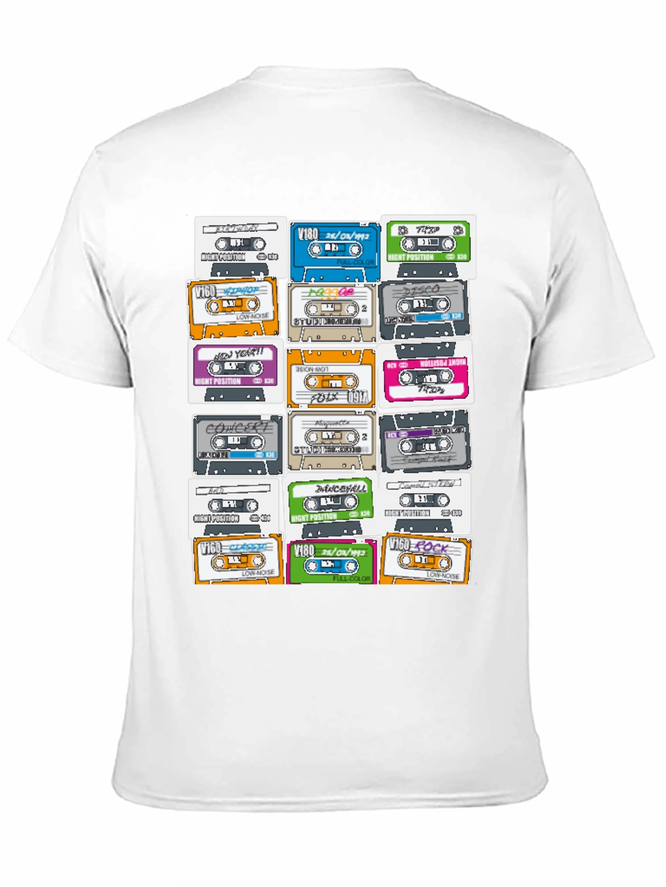 Retro Cassette Tape Graphic T-Shirt - Music Lover Tee